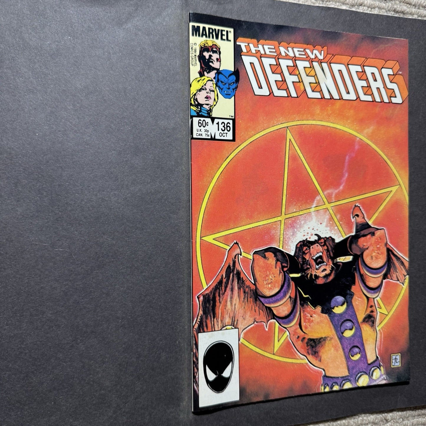 Defenders 136 - Copper Age Marvel Comics 1984