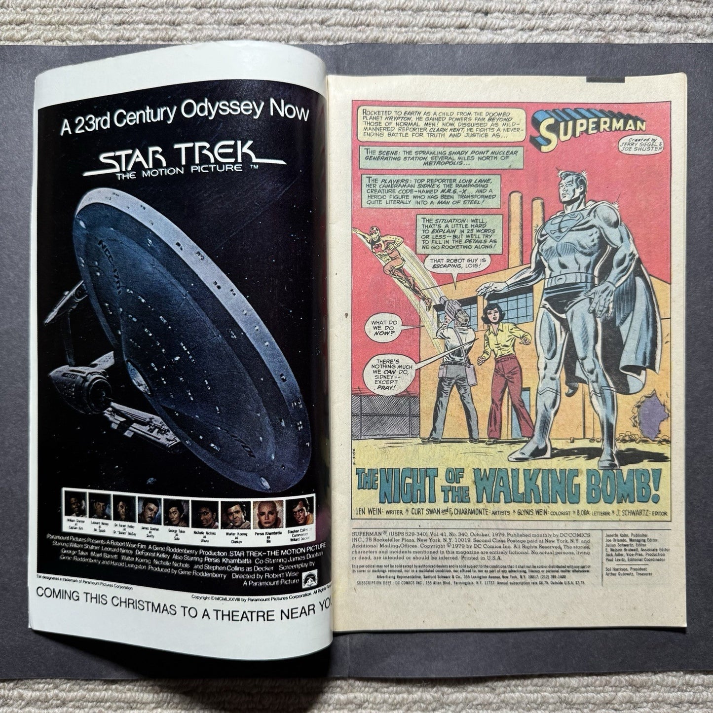 Superman 340 - Bronze Age Dc Comics 1979