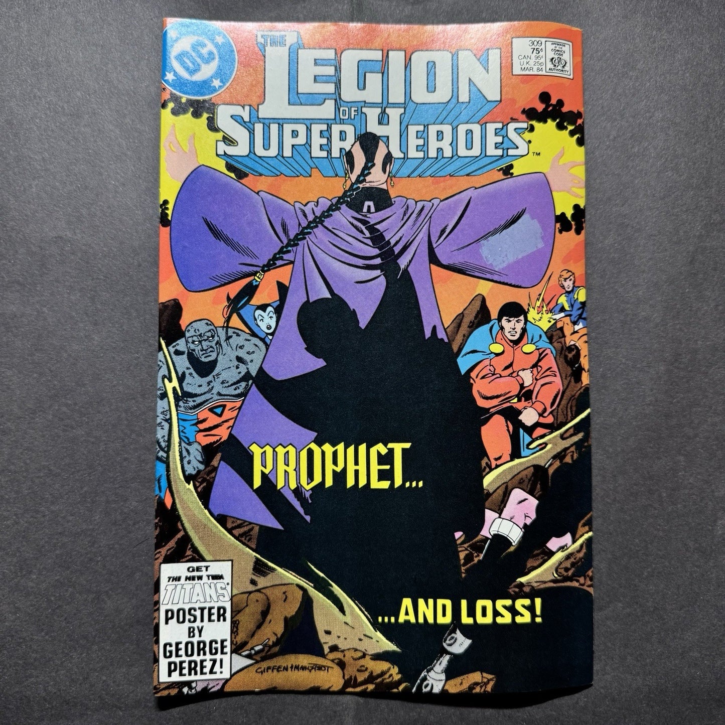 Legion Of Super-Heroes 309 - Copper Age Dc Comics 1984