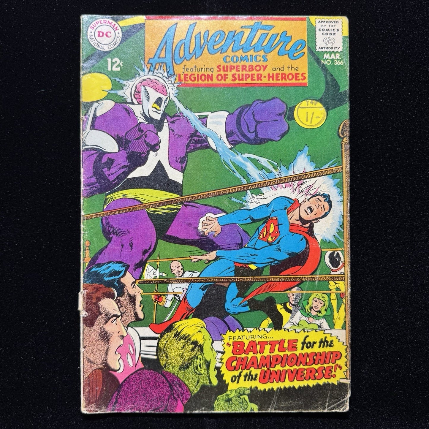 Adventure Comics 366 - Silver Age Dc Comics 1966