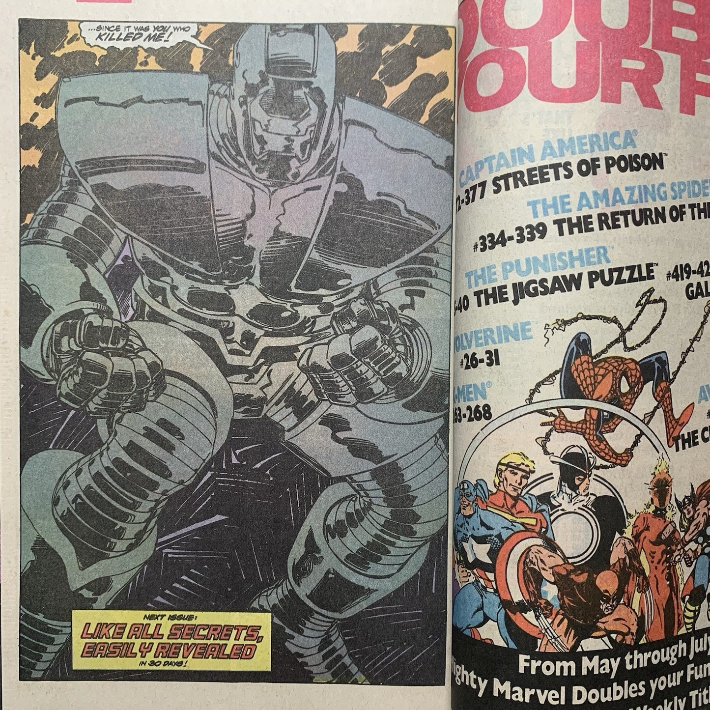 Iron Man 258/ copper age marvel comics 1990/ NM