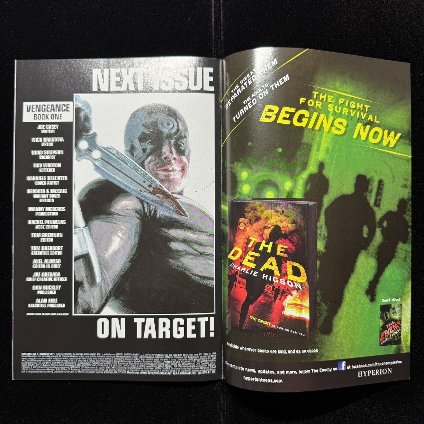 Vengeance 1 - 1:15 Deodato Variant - NM/ NM+ - Modern Age Marvel Comics 2011