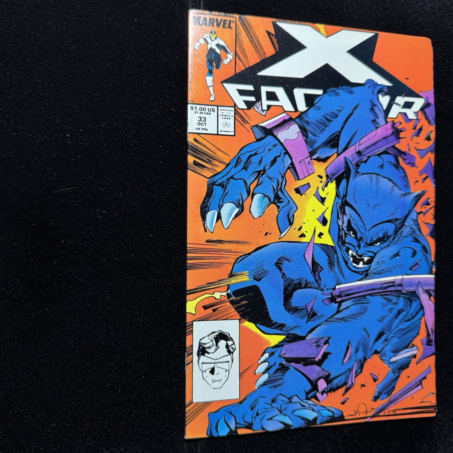 X-Factor 33 - 1st Appearance Of Orphan Maker - Copper Age Marvel Comics 1988