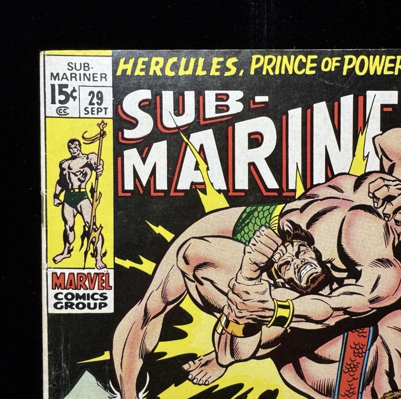 Sub-Mariner 29 - First Meeting Namor & Hercules - Bronze Age Marvel Comics1970
