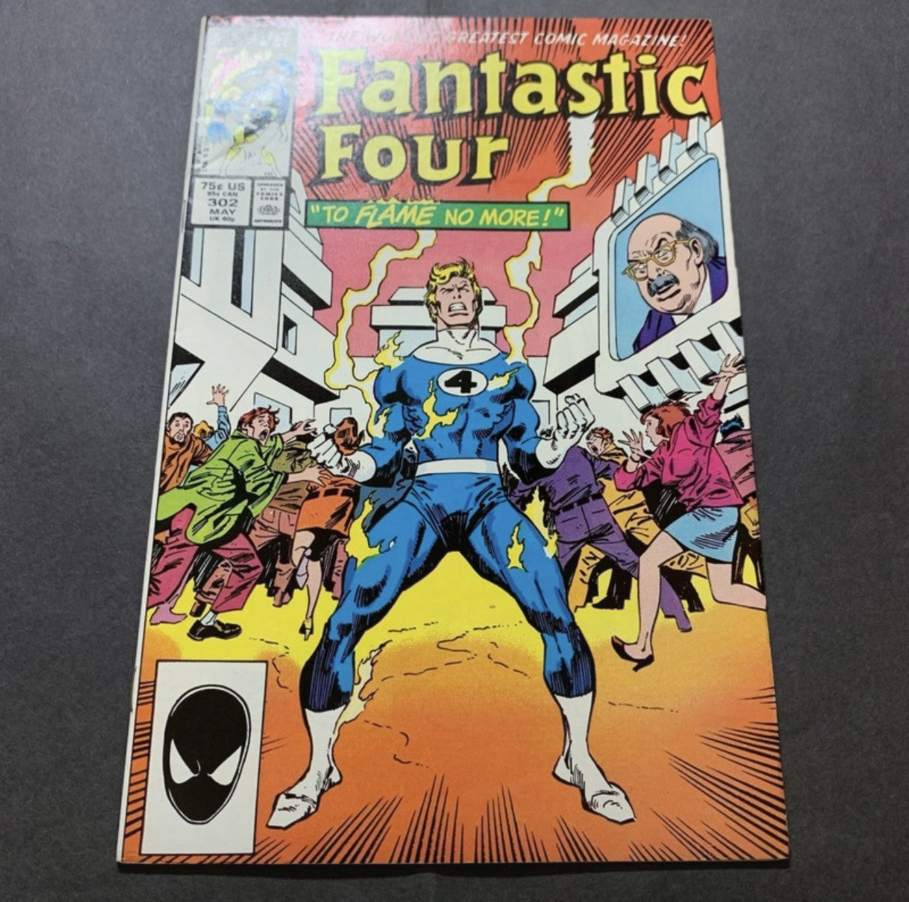 Fantastic Four 302 - Copper Age Marvel Comics 1987