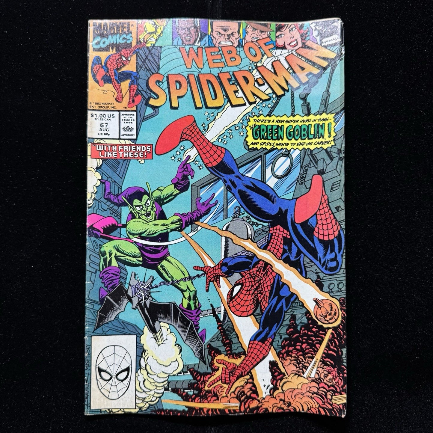 Web Of Spider-Man 67 - Copper Age Marvel Comics 1990