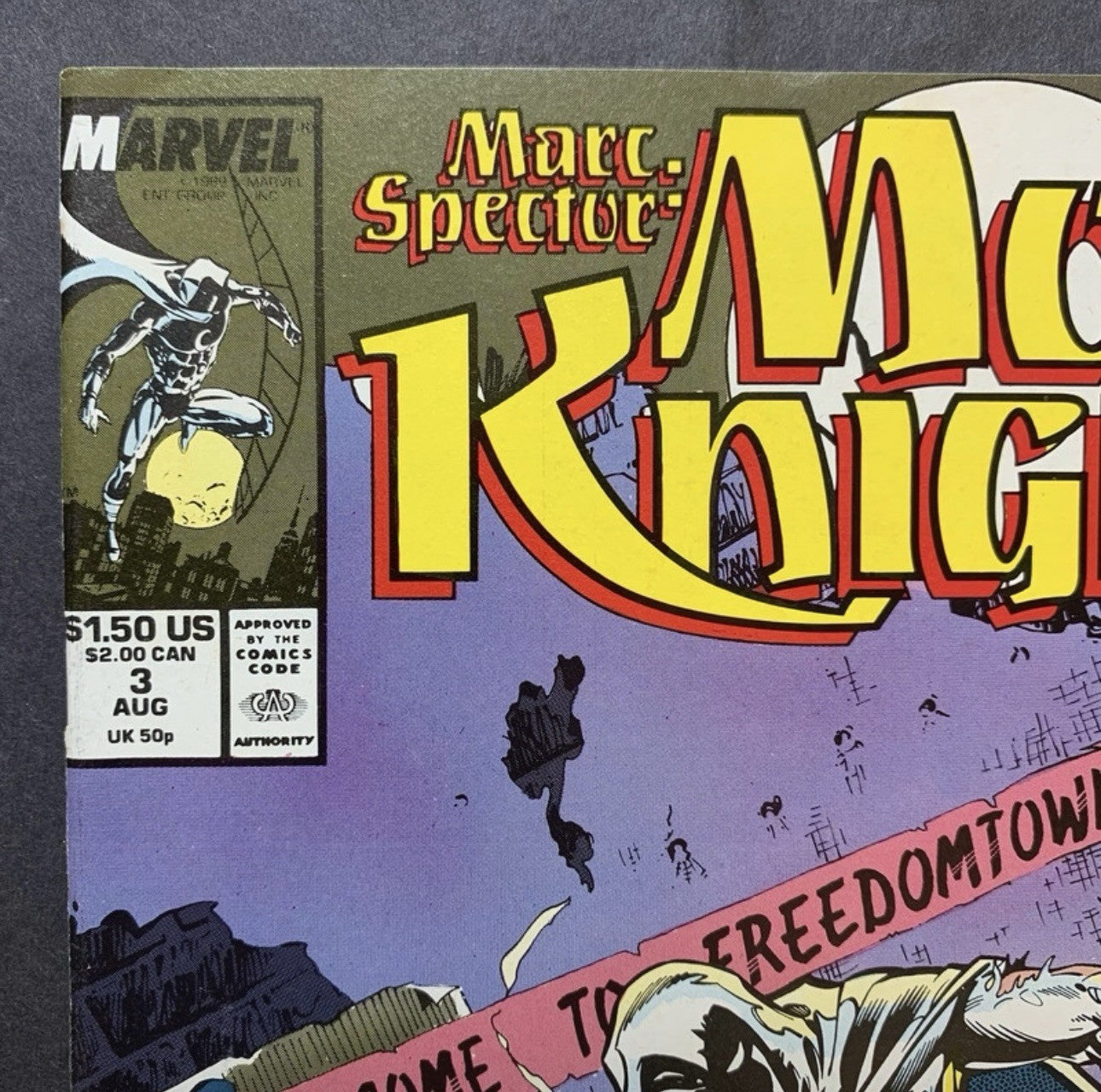 Marc Spectre Moon Knight 3 - Copper Age Marvel Comics 1989