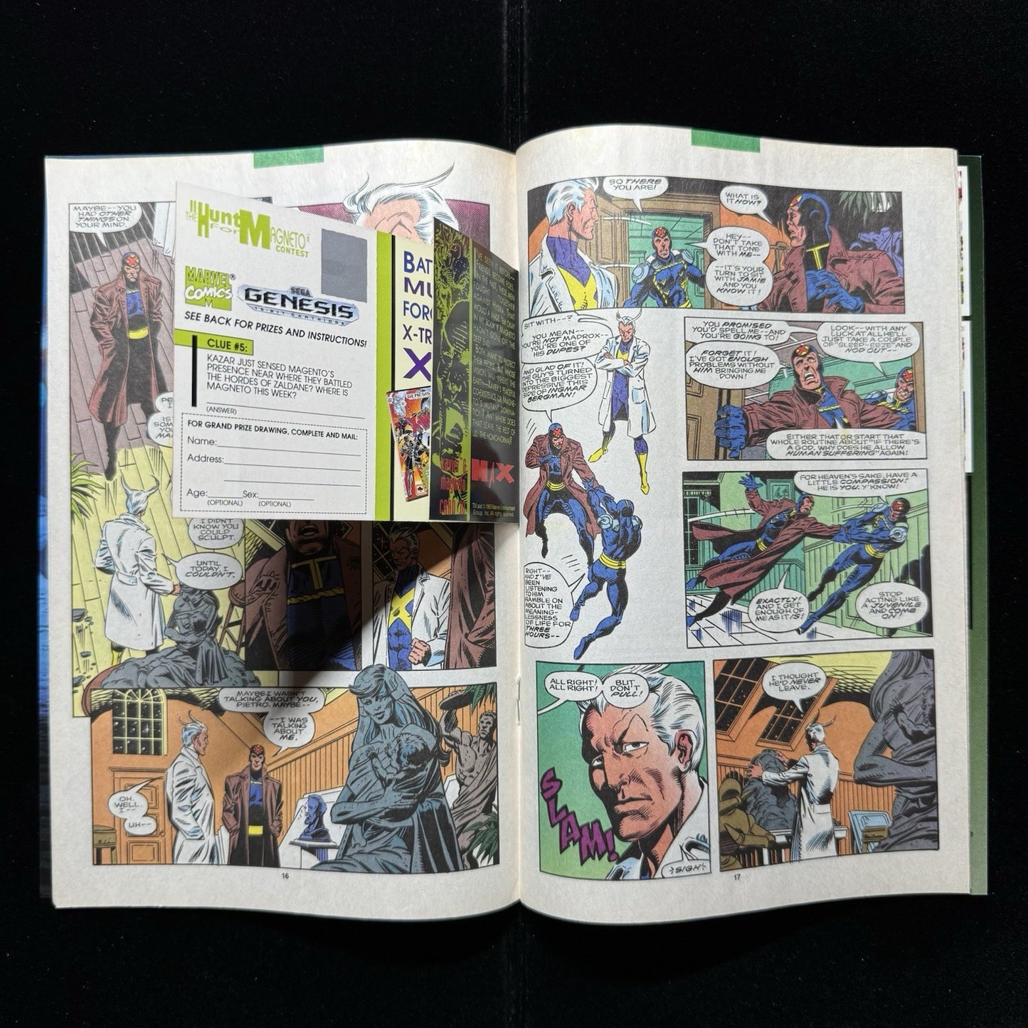 X-Factor 94 - Newsstand Edition With Insert - Modern Age Marvel Comics 1993