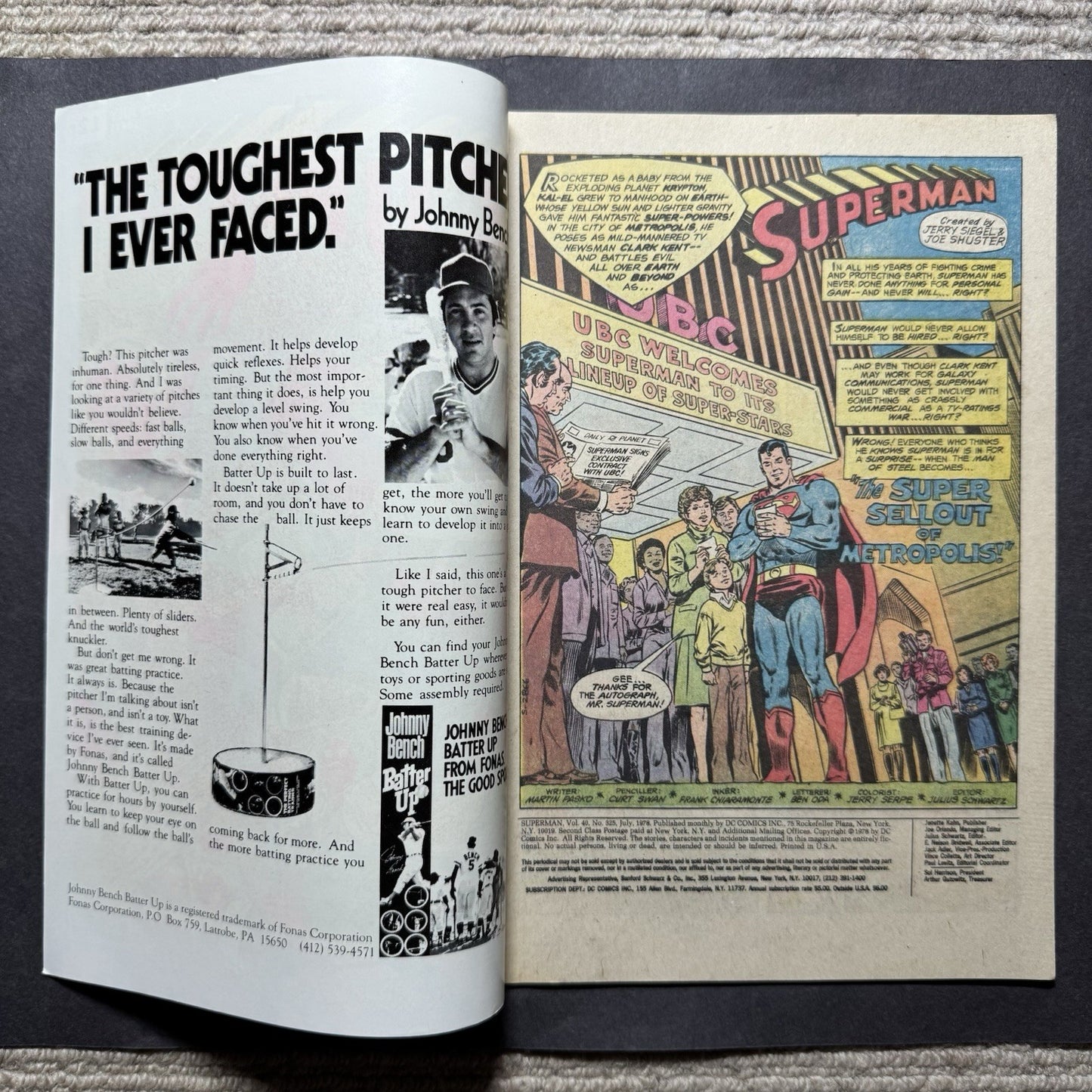 Superman 325 - Bronze Age Dc Comics 1978