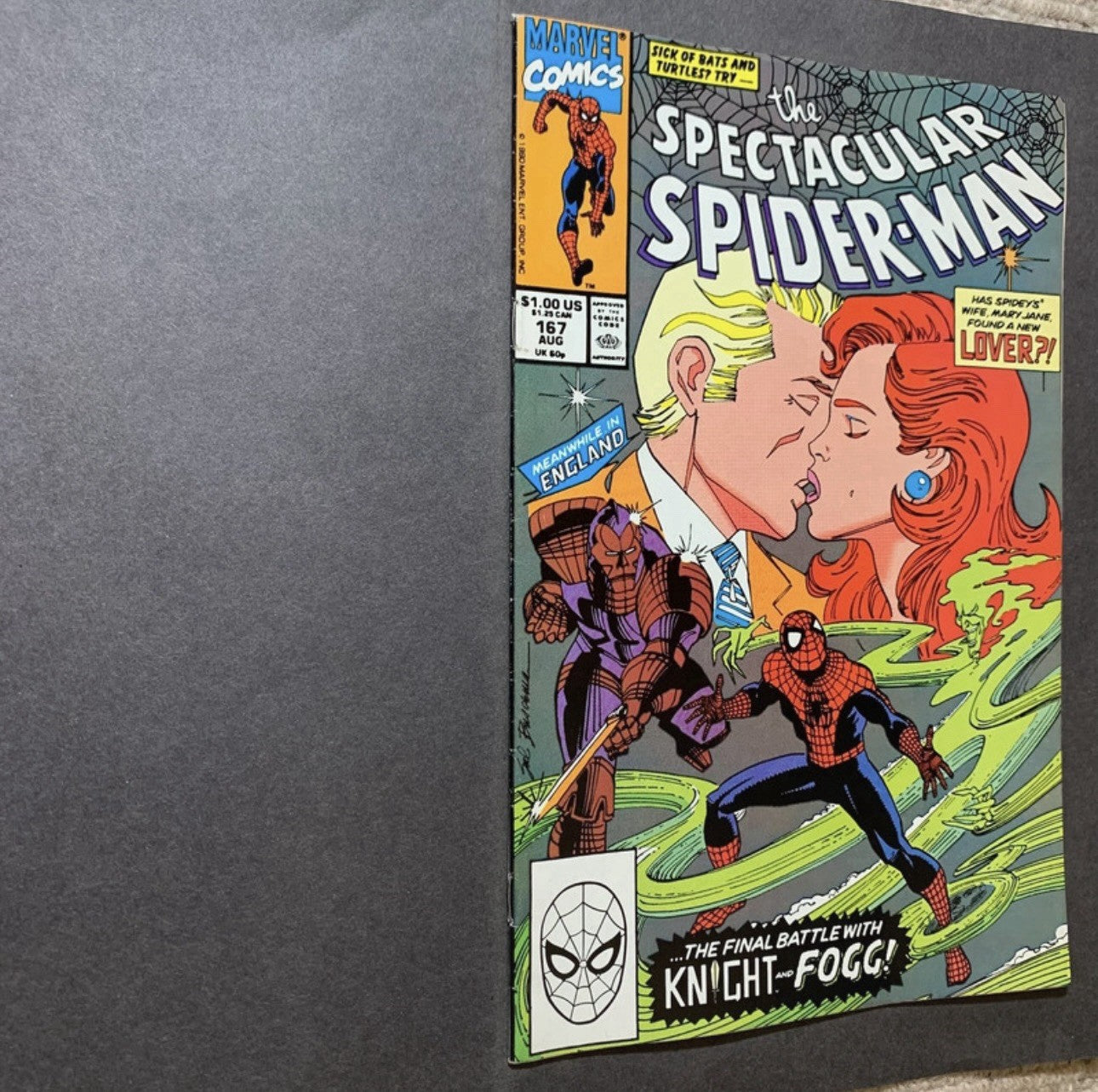 Spectacular Spider-Man 167 - Copper Age Marvel Comics 1990