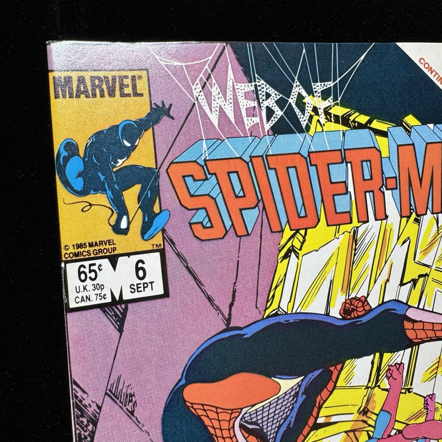 Web Of Spider-Man 6 - Copper Age Marvel Comics 1985