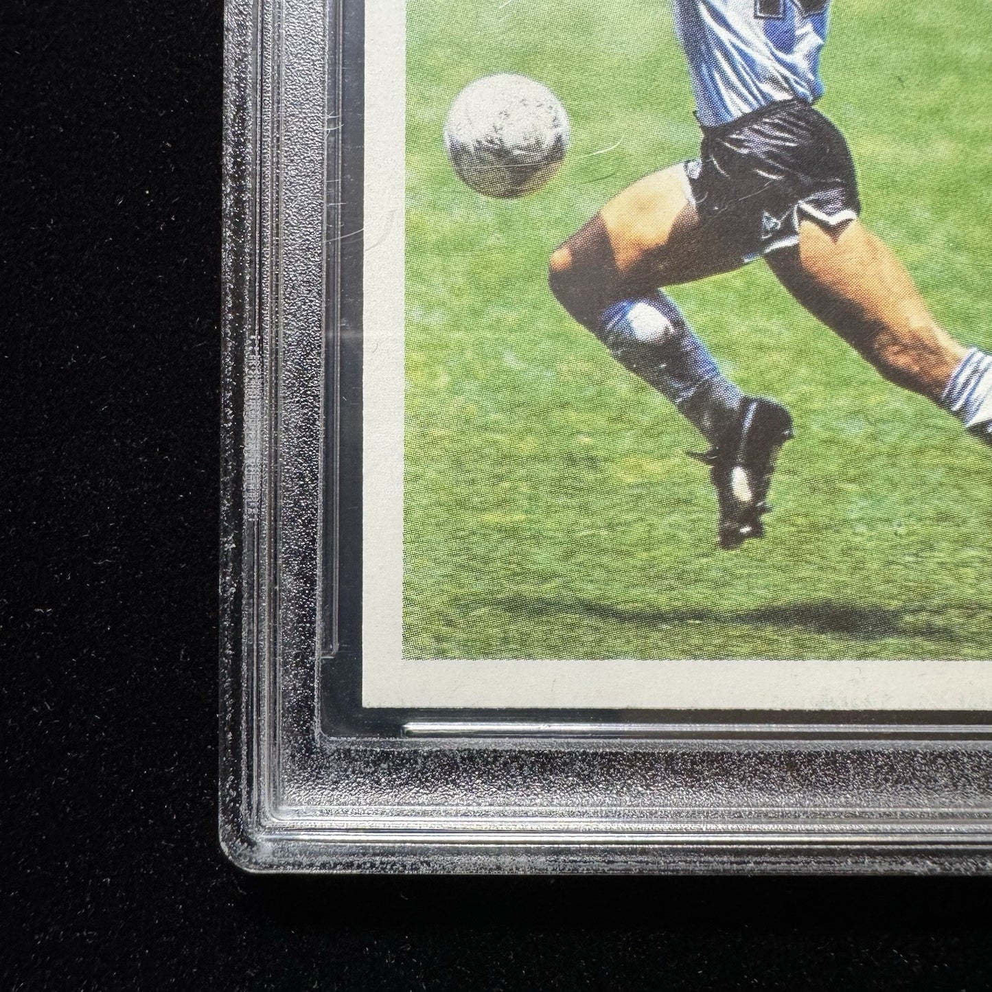 1987 Question of Sport Diego Maradona UK PrintMGC 8 Graded Card