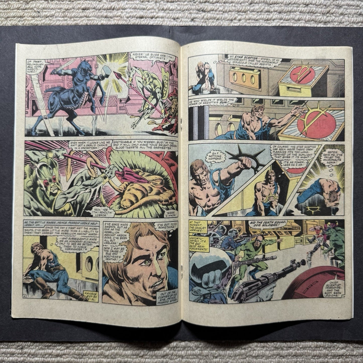 Micronauts 47 - Bronze Age Marvel Comics 1982