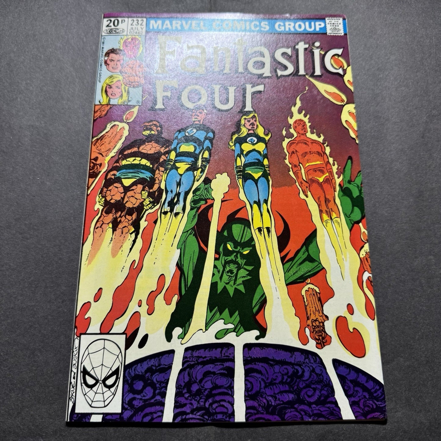 Fantastic Four 232 - 1st Appearance Of Elementals Of Doom - Bronze Age 1981