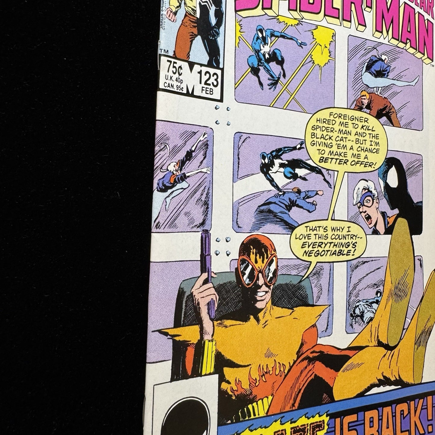 Spectacular Spider-Man 123 - Copper Age Marvel Comics 1987
