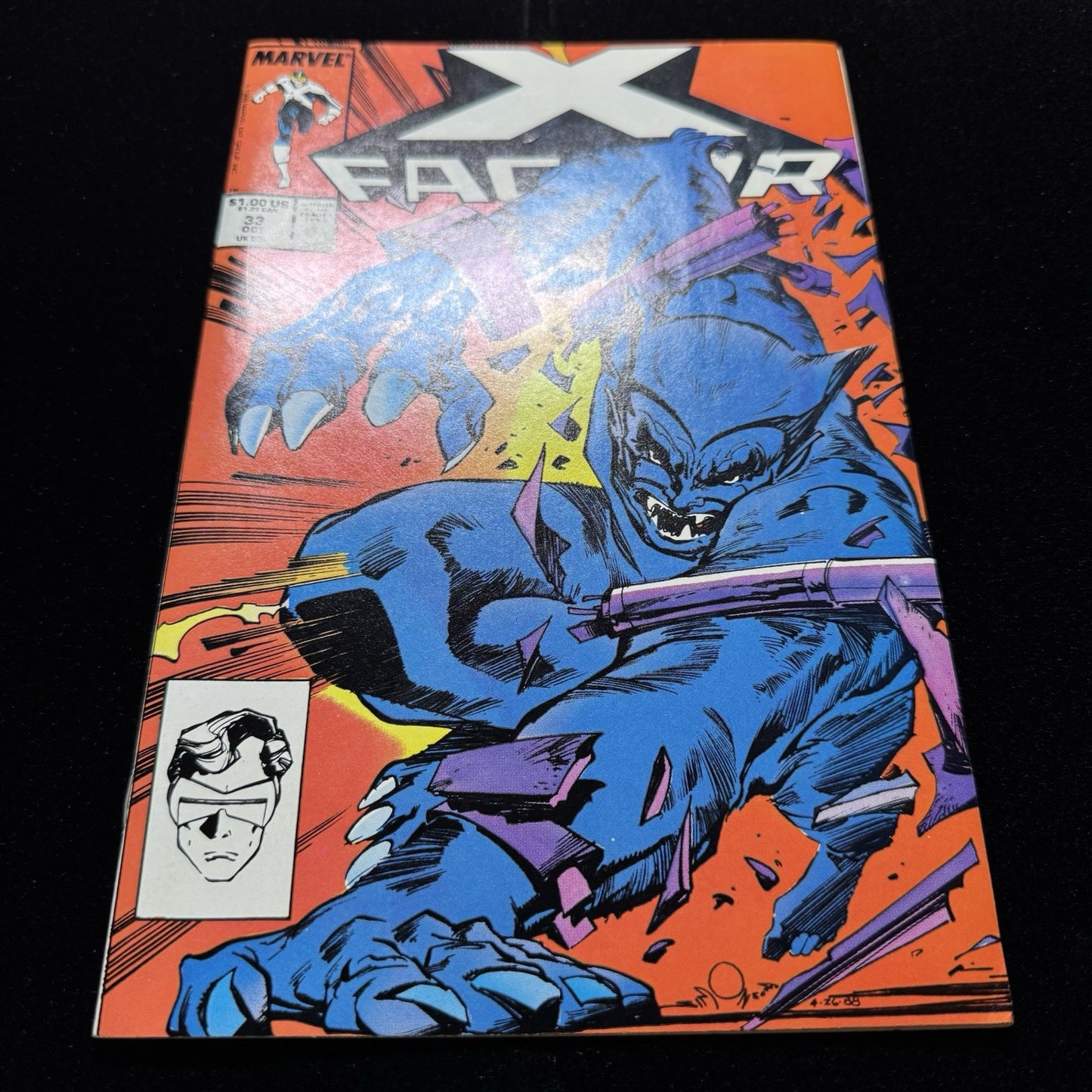 X-Factor 33 - 1st Appearance Of Orphan Maker - Copper Age Marvel Comics 1988