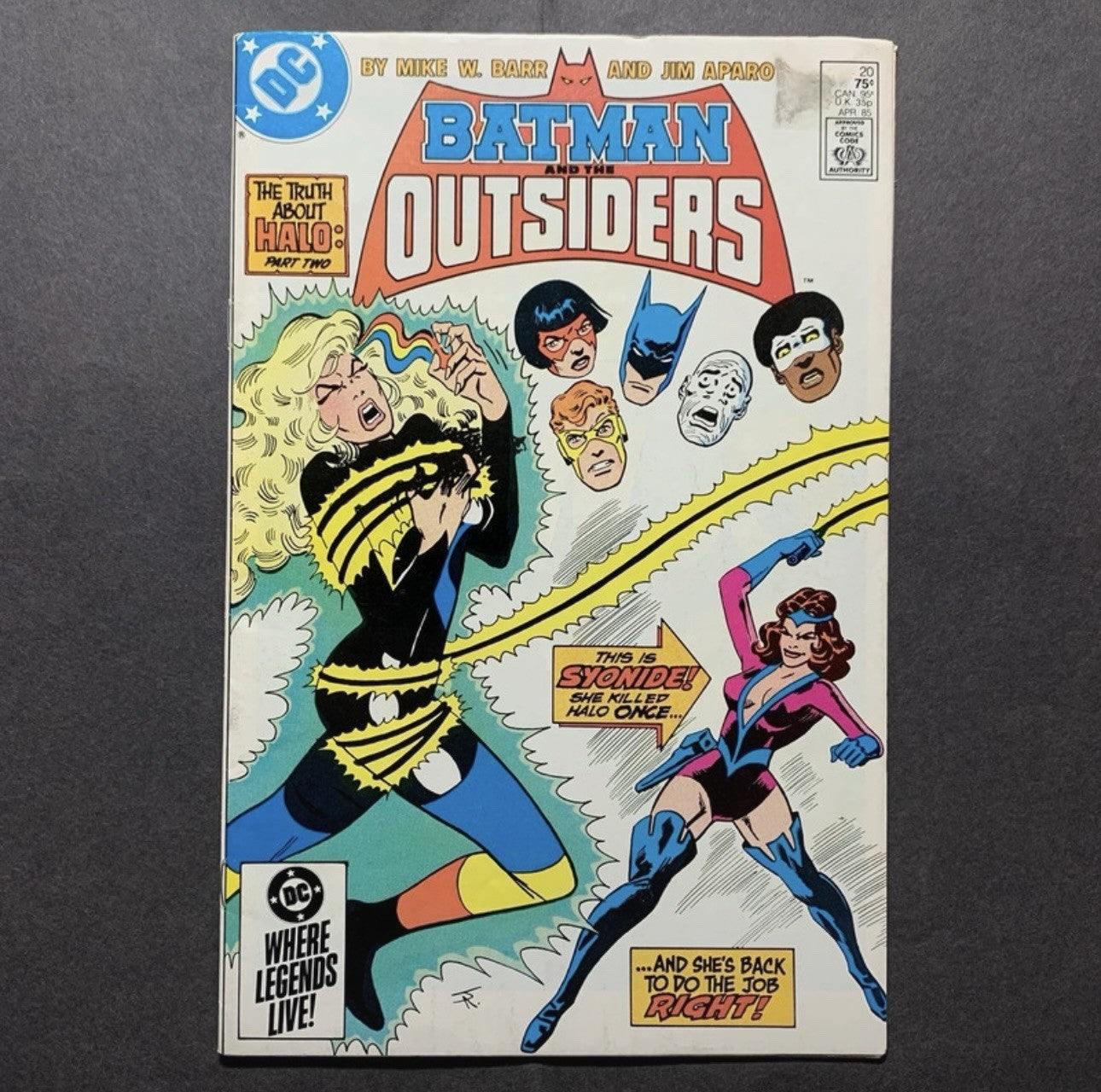 Batman And The Outsiders 20 - Copper Age Dc Comics 1985