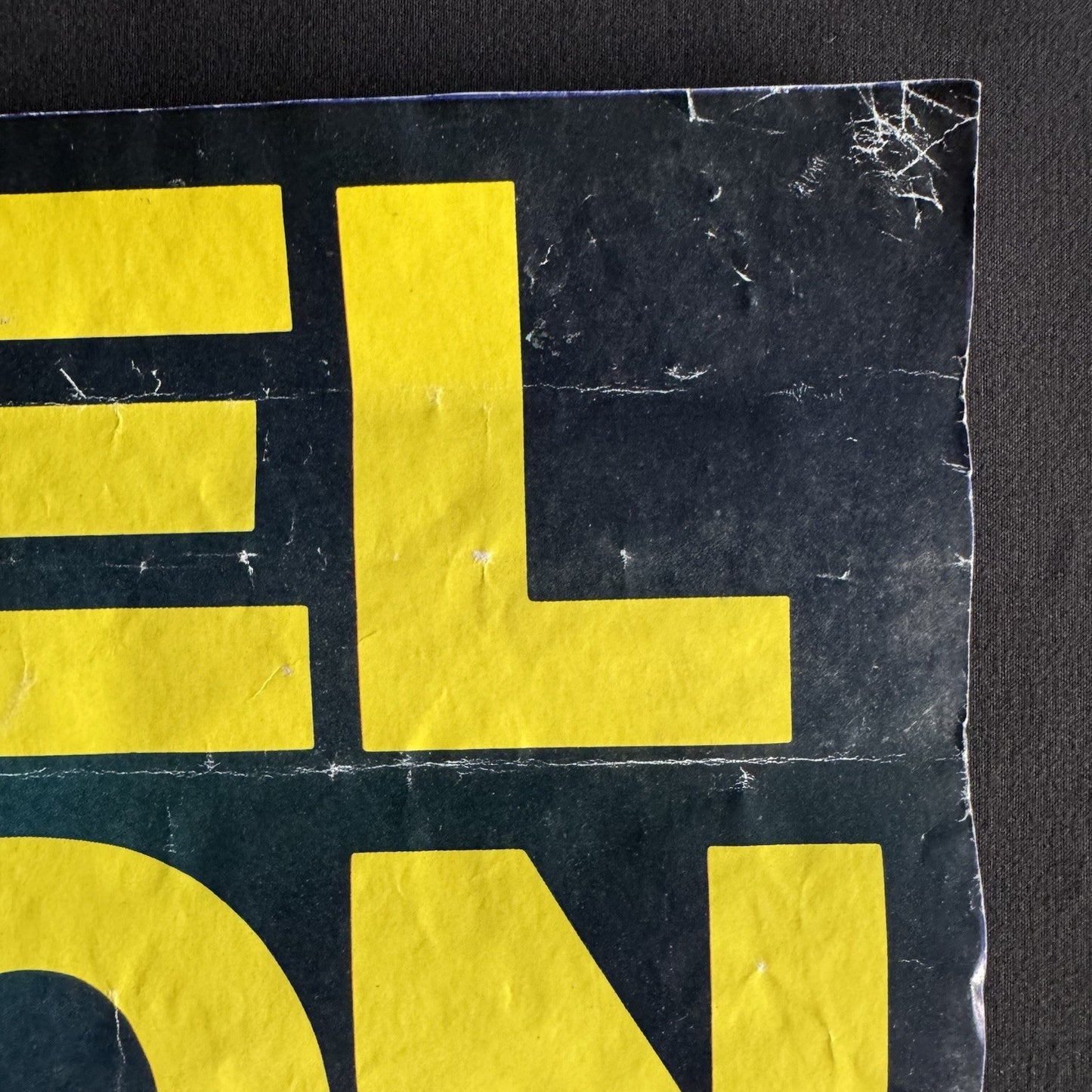 Michael Jackson Original Vintage Poster - Folded - Late 80s + Moonwalker Sticker