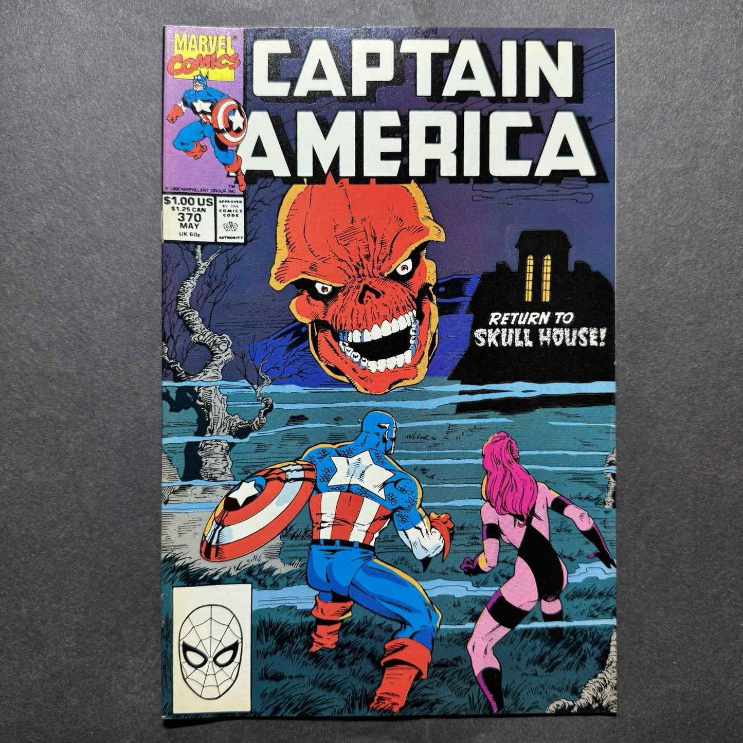 Captain America 370  - Copper Age Marvel Comics 1990