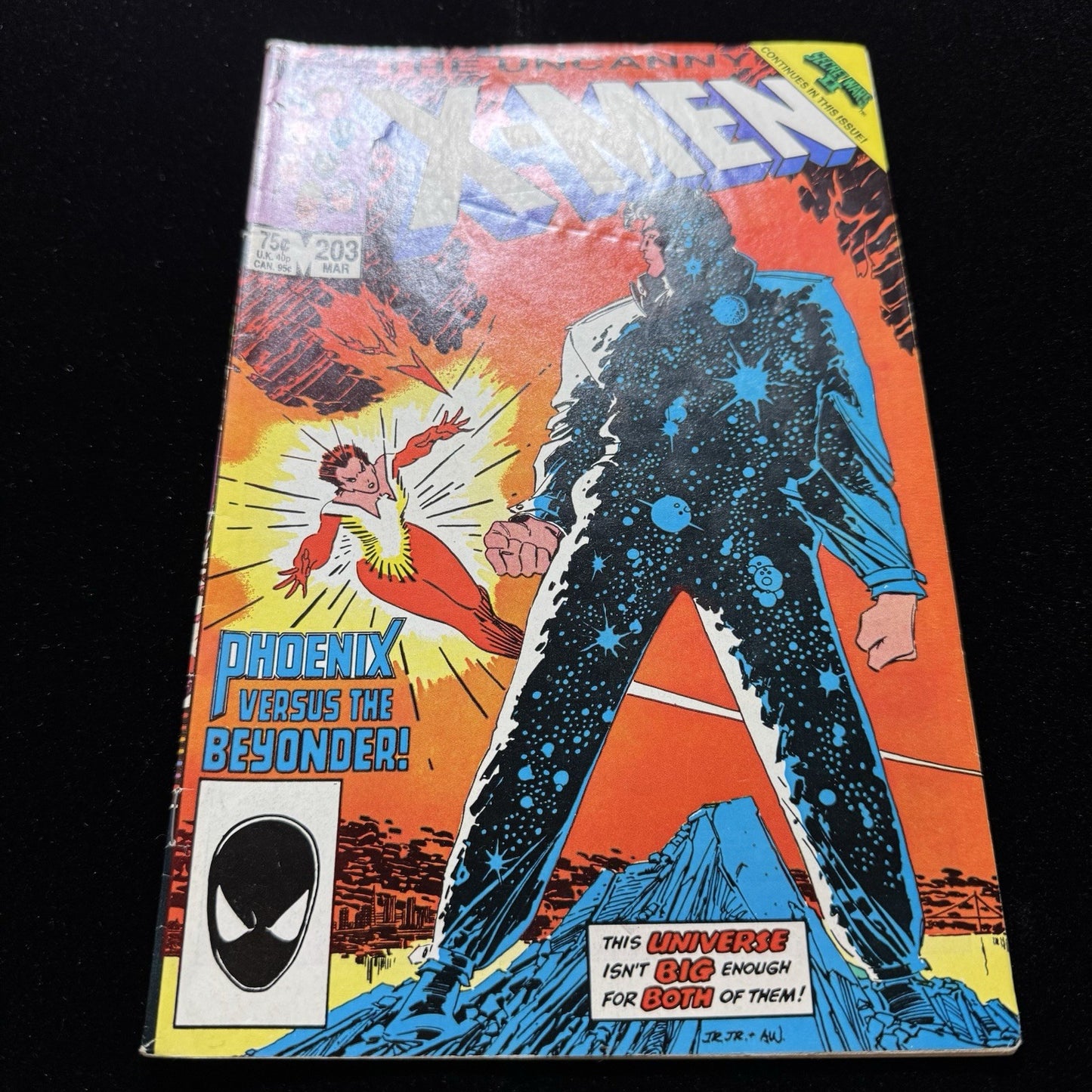 Uncanny X-Men 203 - Copper Age Marvel Comics 1986