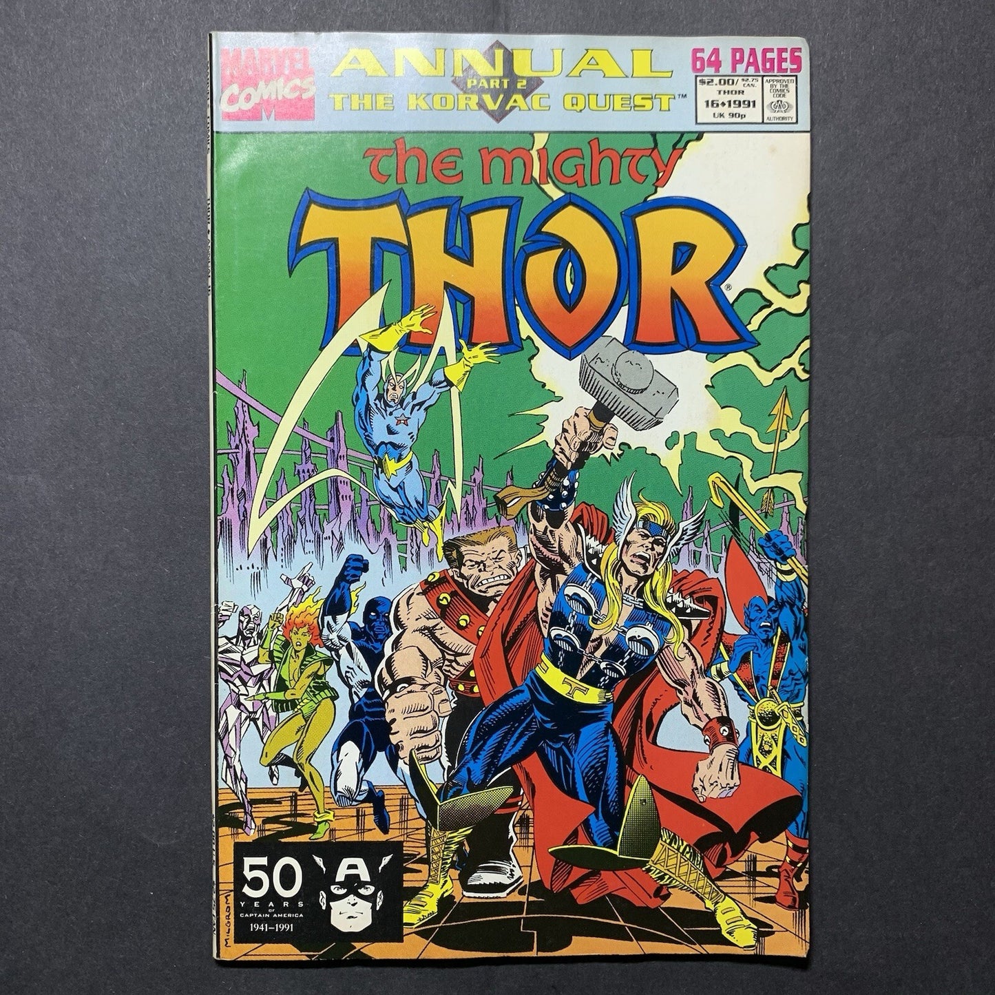 Thor Annual 16/ Copper Age Marvel Comics 1991