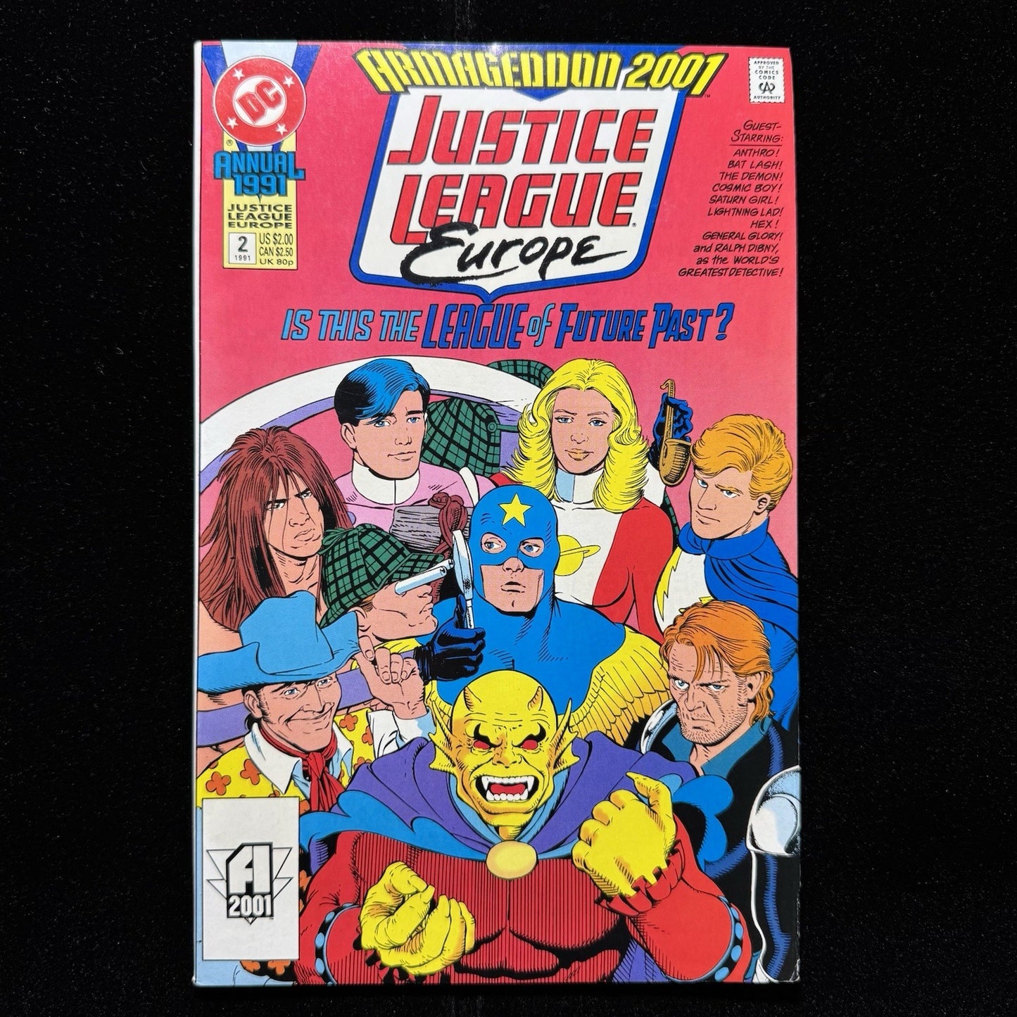 Justice League Europe Annual 2 - Copper Age Dc Comics 1991