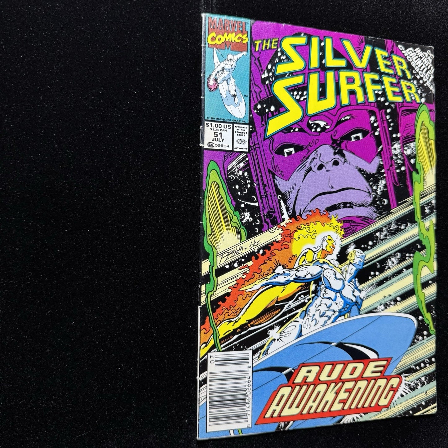 Silver Surfer 51 - Newsstand - Copper Age Marvel Comics 1991