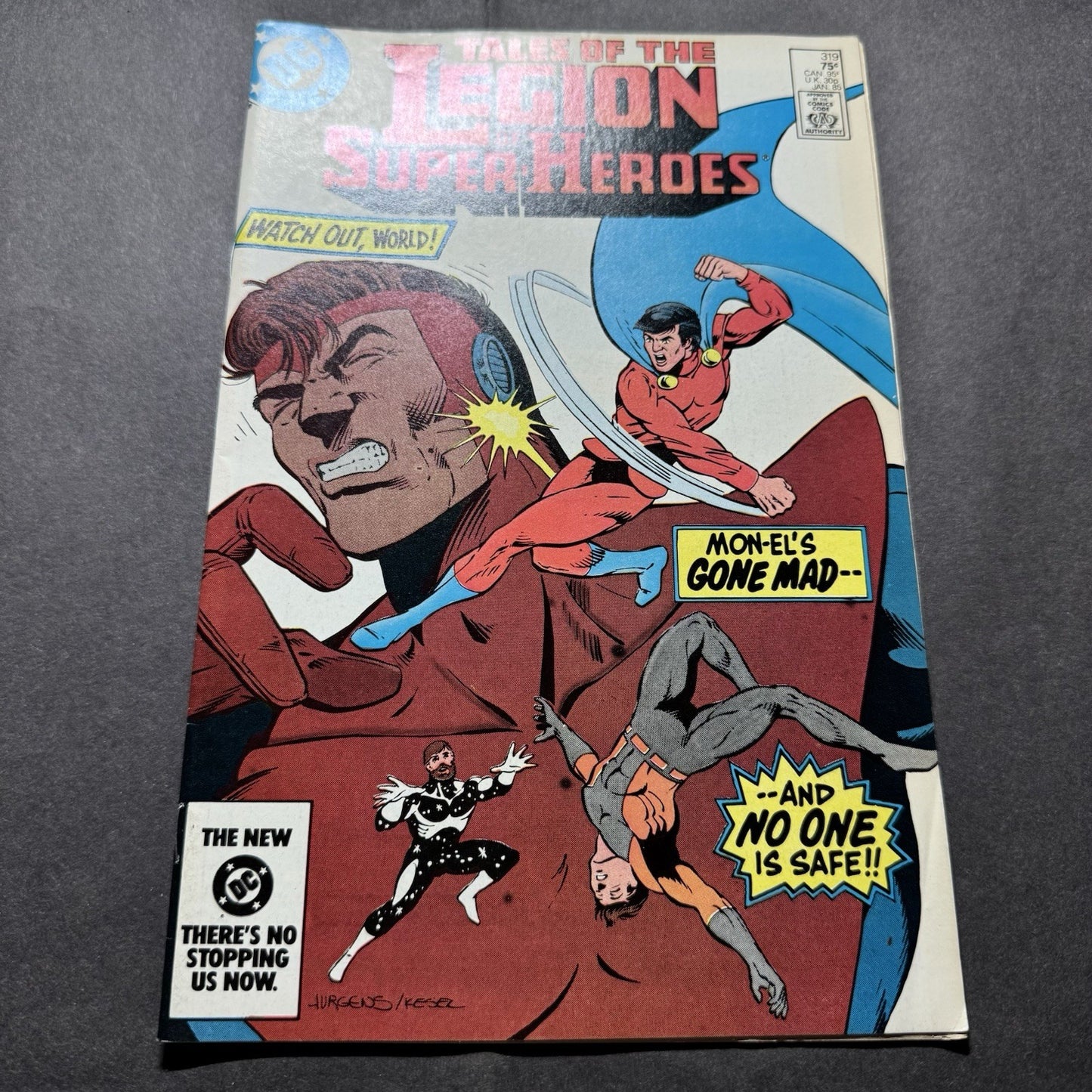 Legion Of Super-Heroes 319 - Copper Age Dc Comics 1985