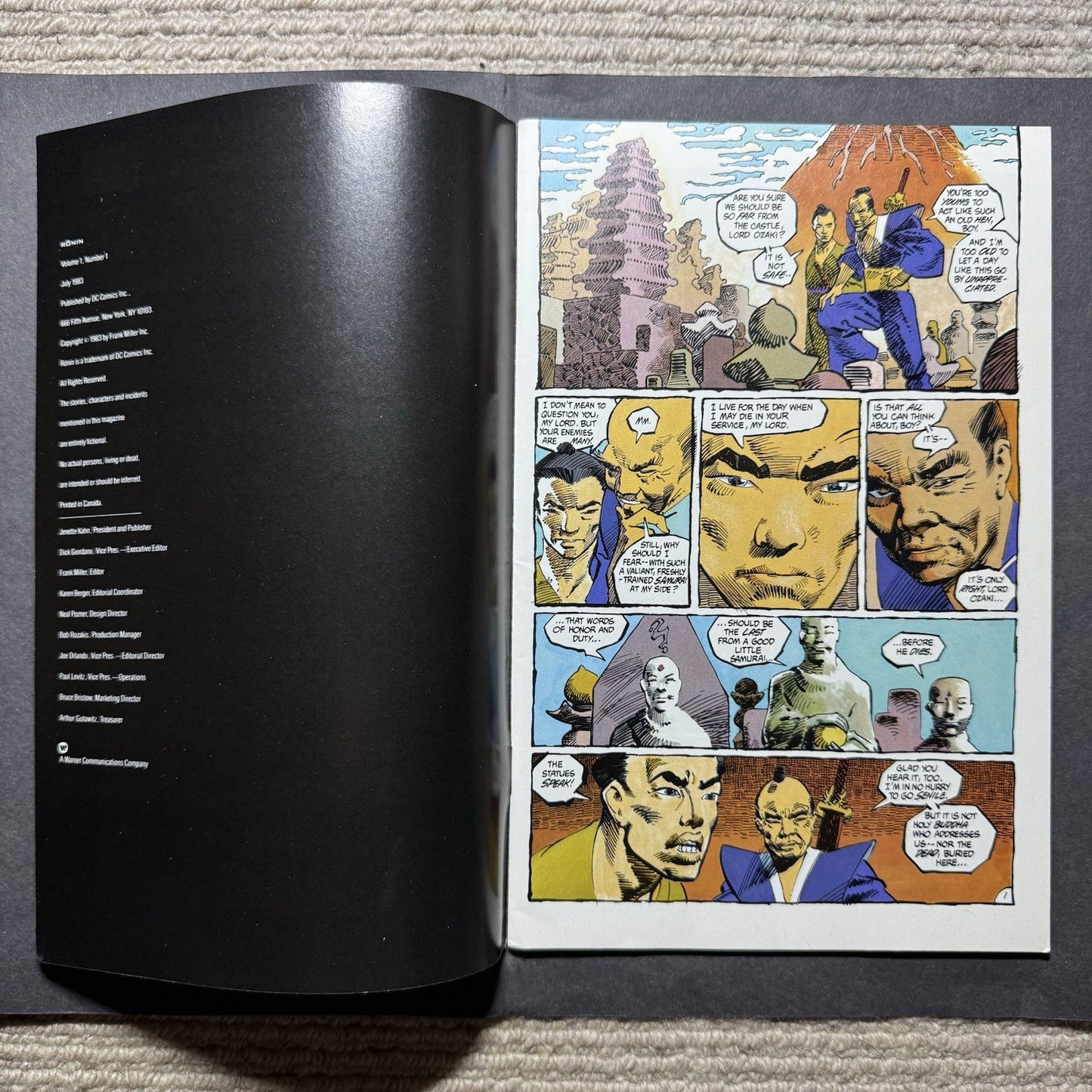 Ronin 1 - Bronze Age Dc Comics 1983