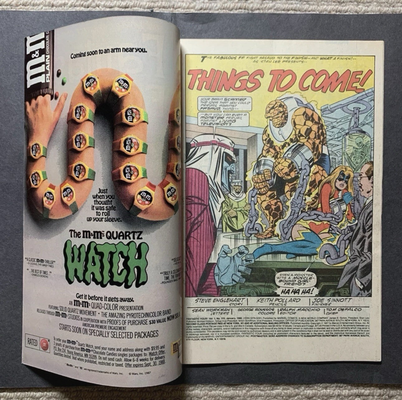 Fantastic Four 310/ copper age marvel comics 1988