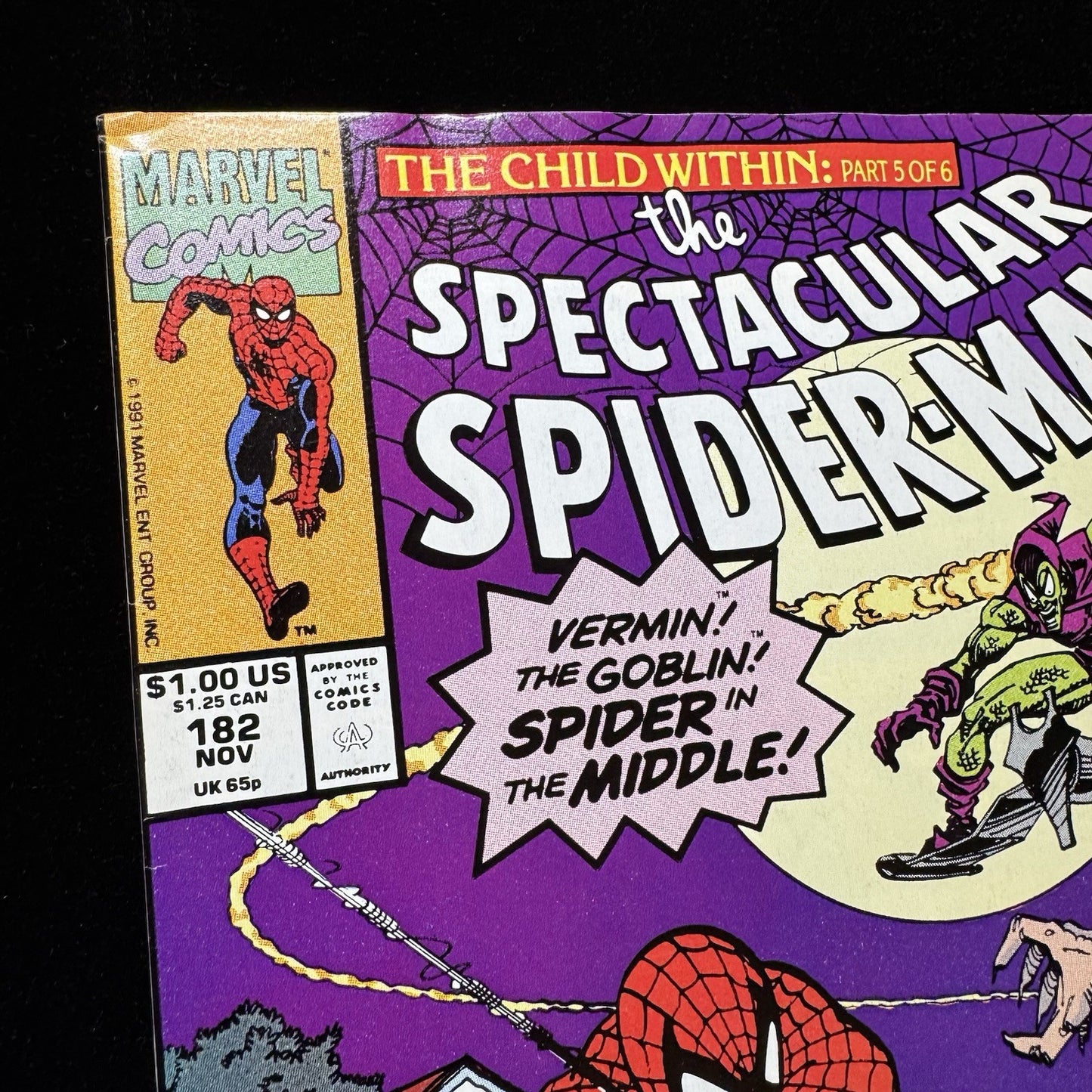 Spectacular Spider-Man 182 - Copper Age Marvel Comics 1991