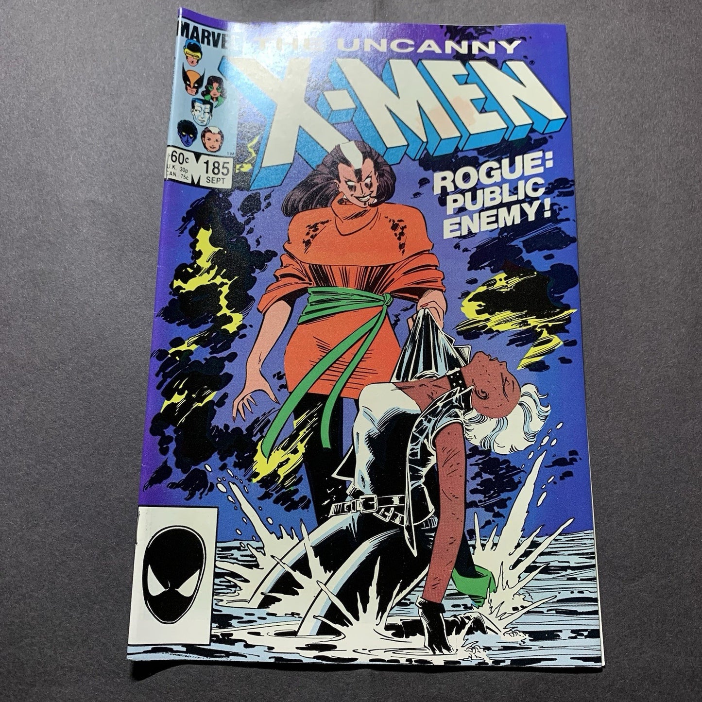 Uncanny x-men 185/ copper age marvel comics 1984