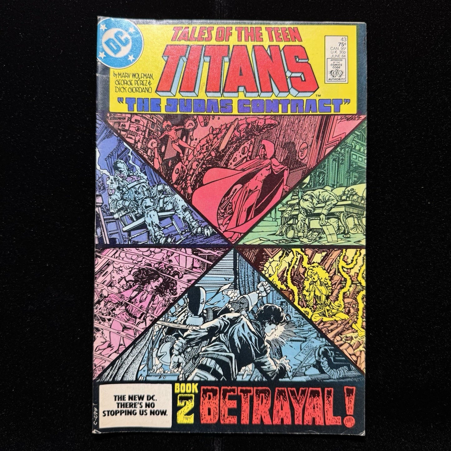 Tales Of The Teen Titans 43 - 1st Jericho And Adeline Wilson - Copper Age 1984
