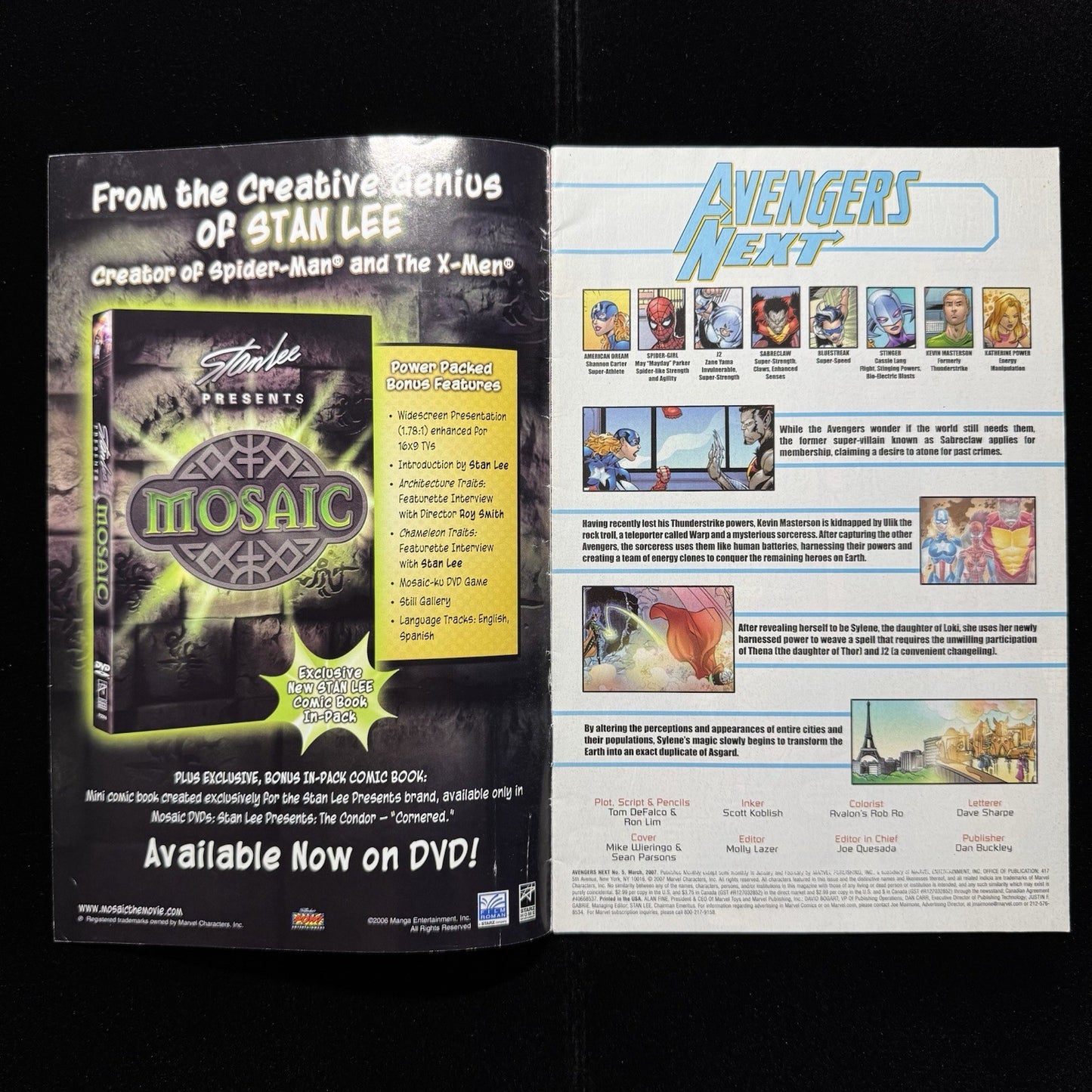 Avengers Next 5 - Modern Age Marvel Comics 2007