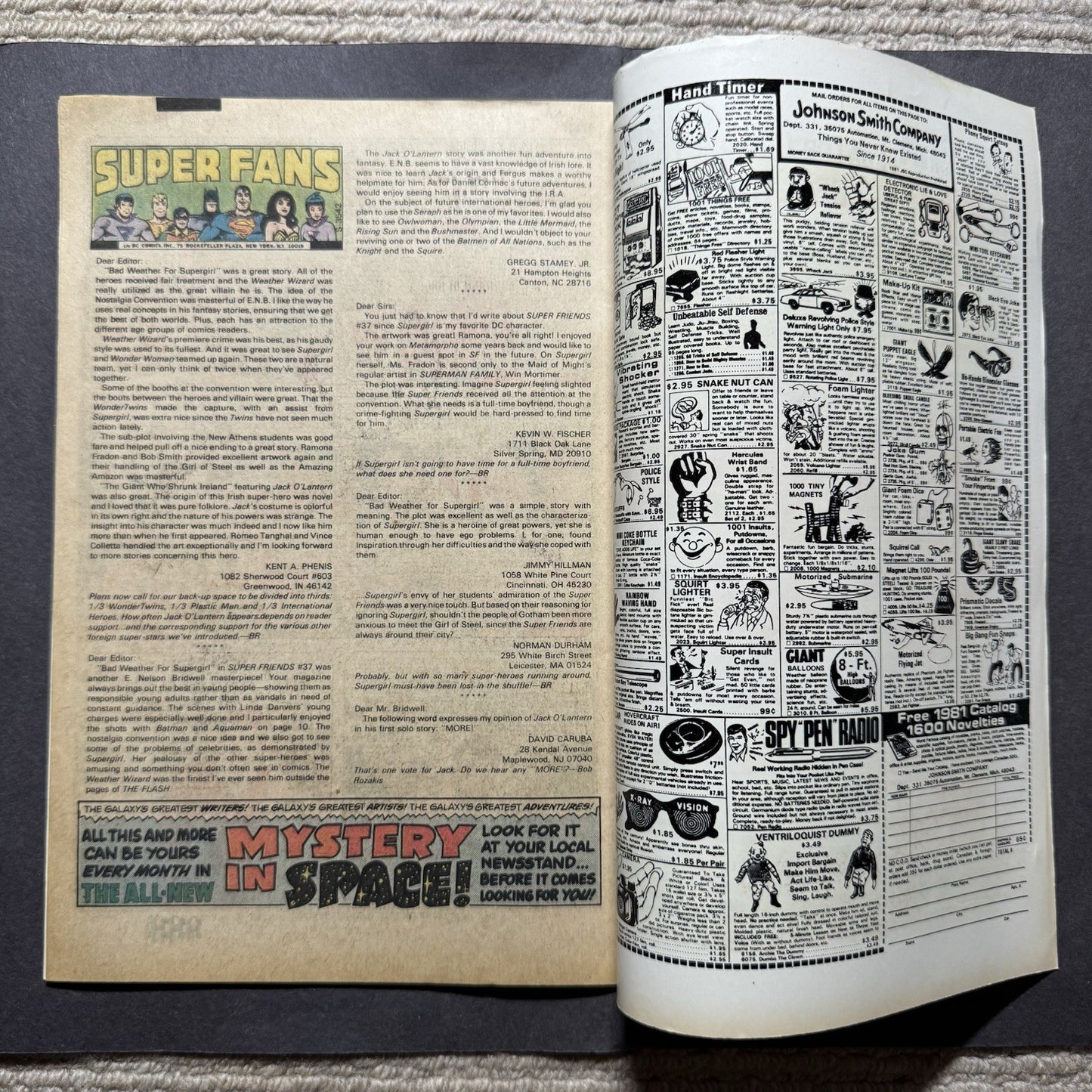 Super Friends 42 - 1st Appearance Of Green Fury - Bronze Age Dc Comics 1981