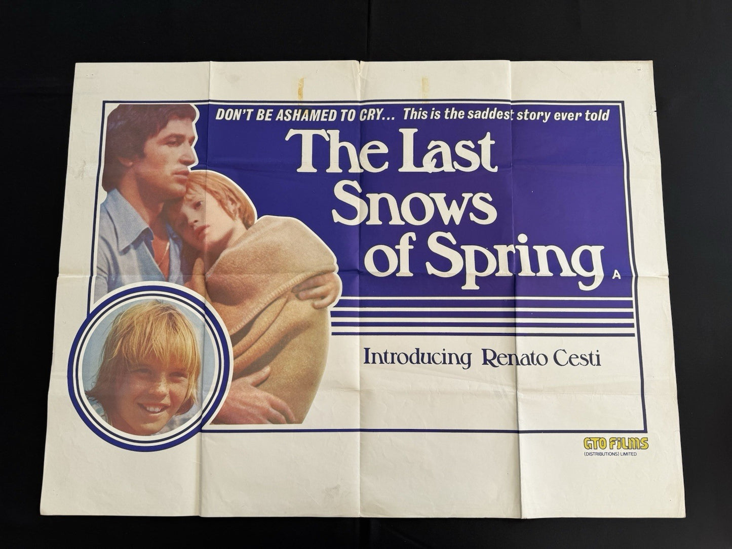 The Last Snows Of Spring 1973 Original UK Quad Cinema Poster - Renato Cesti