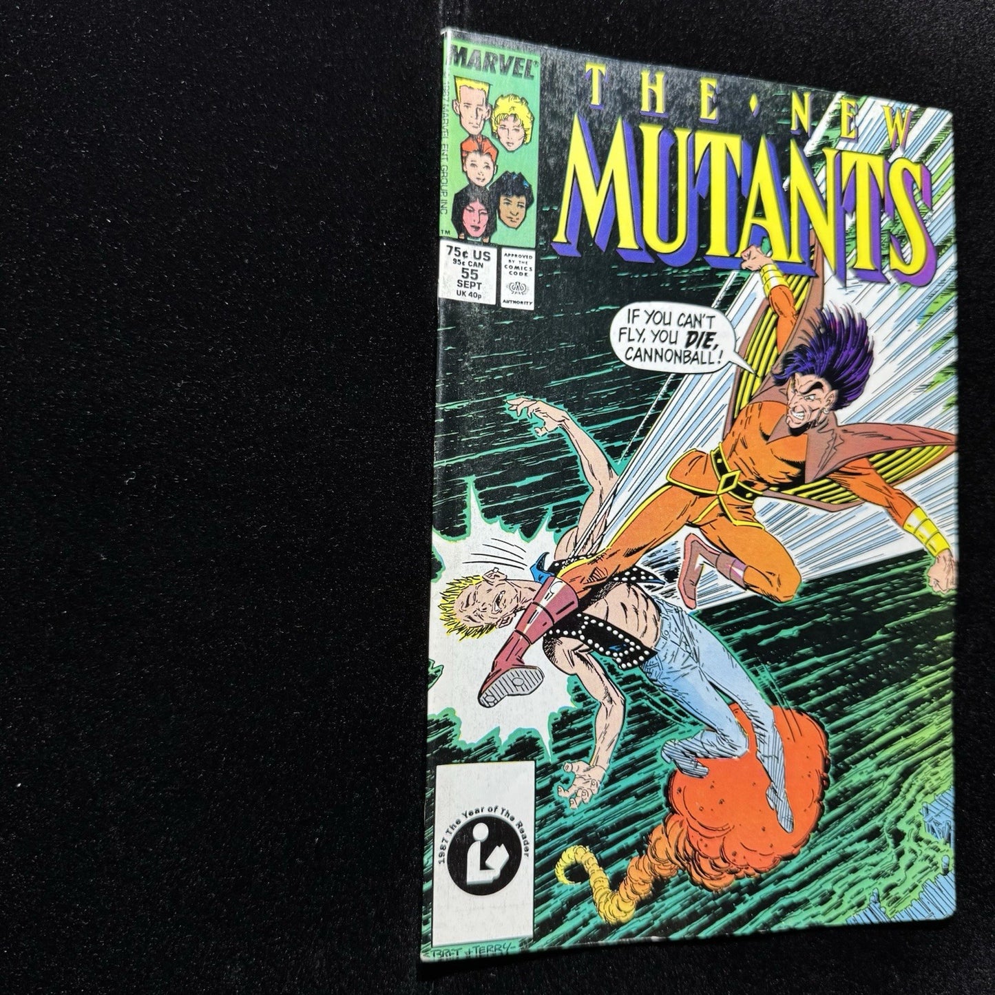 New Mutants 55 - Copper Age Marvel Comics 1987