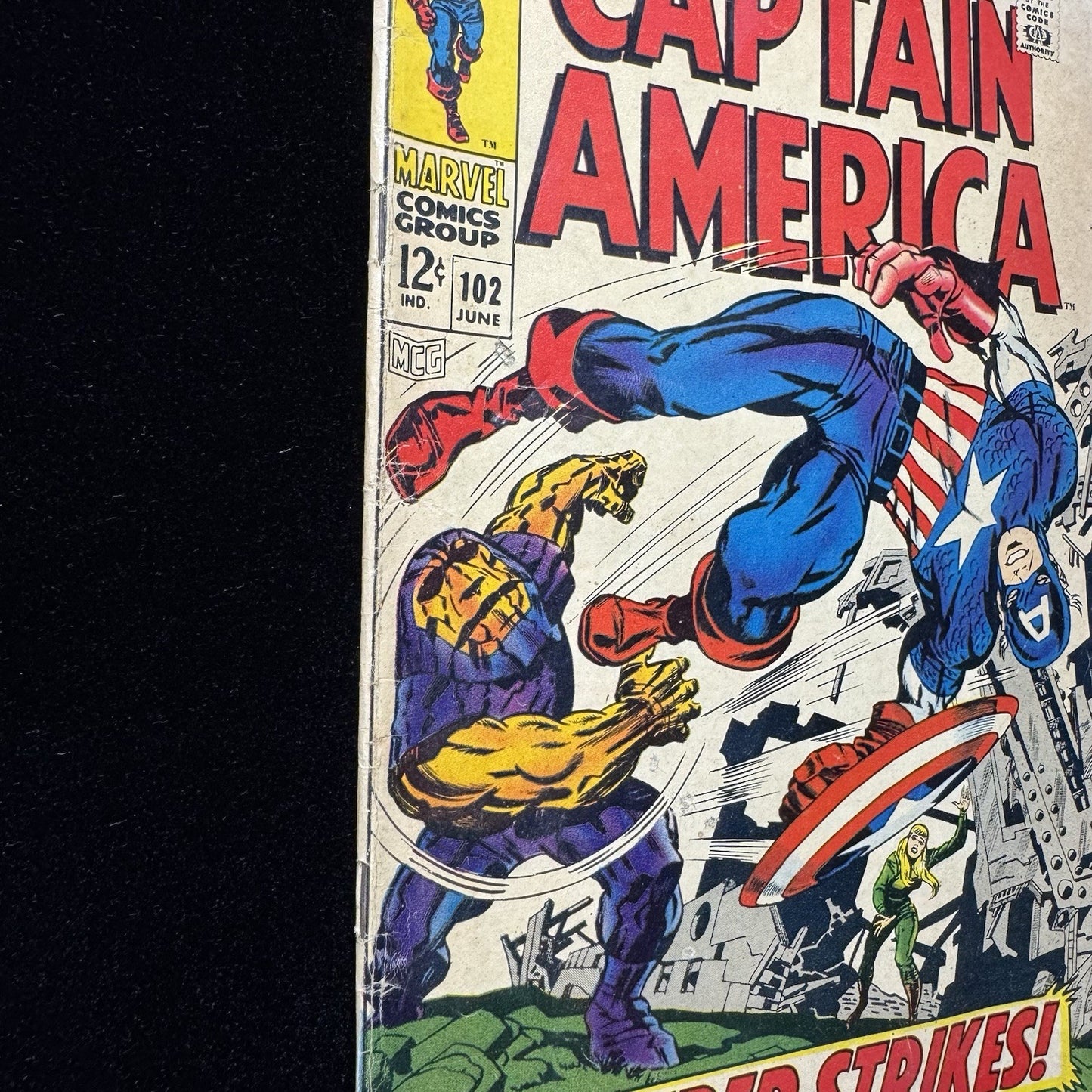 Captain America 102 - Silver Age MarvelComics 1968
