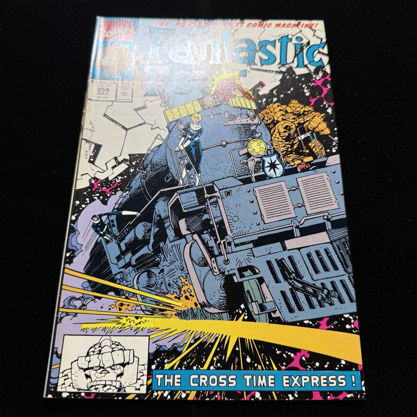 Fantastic Four 354 - 1st Appearance Of Casey - Copper Age Marvel Comics 1991