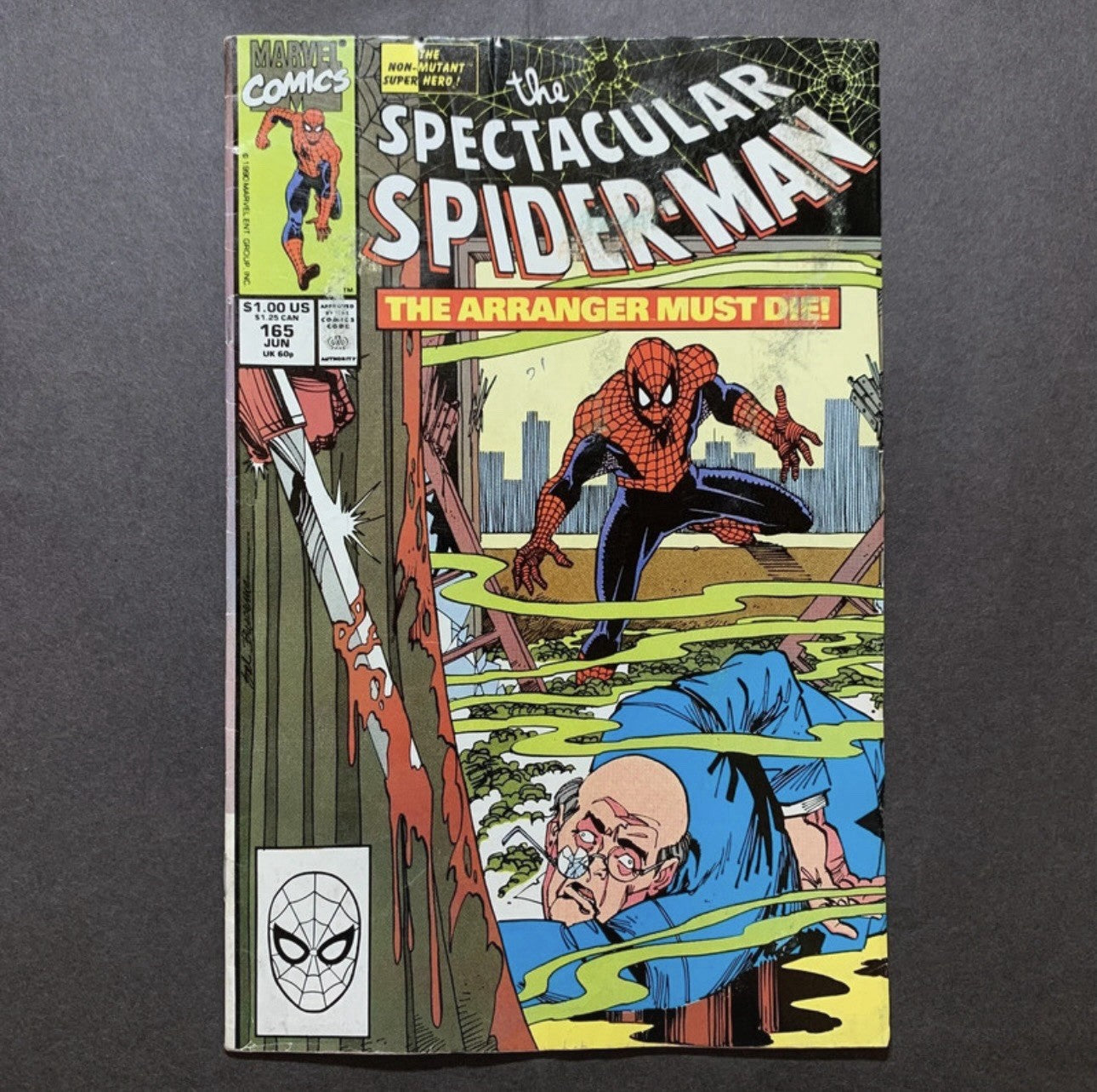Spectacular Spider-Man 165 - Copper Age Marvel Comics 1990