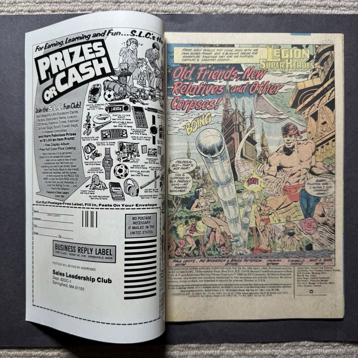 Legion Of Super-Heroes 286 - Bronze Age Dc Comics 1982