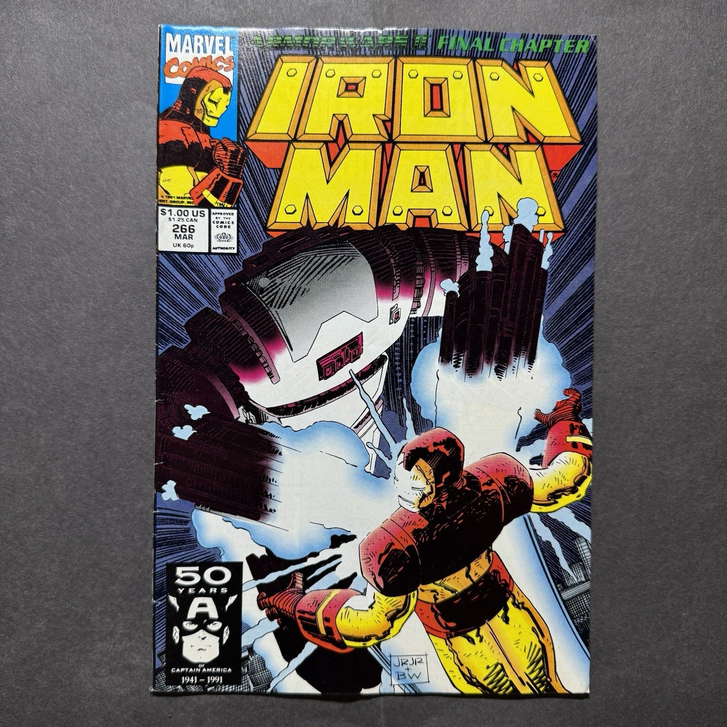 Iron Man 266 - Copper Age Marvel Comics 1991