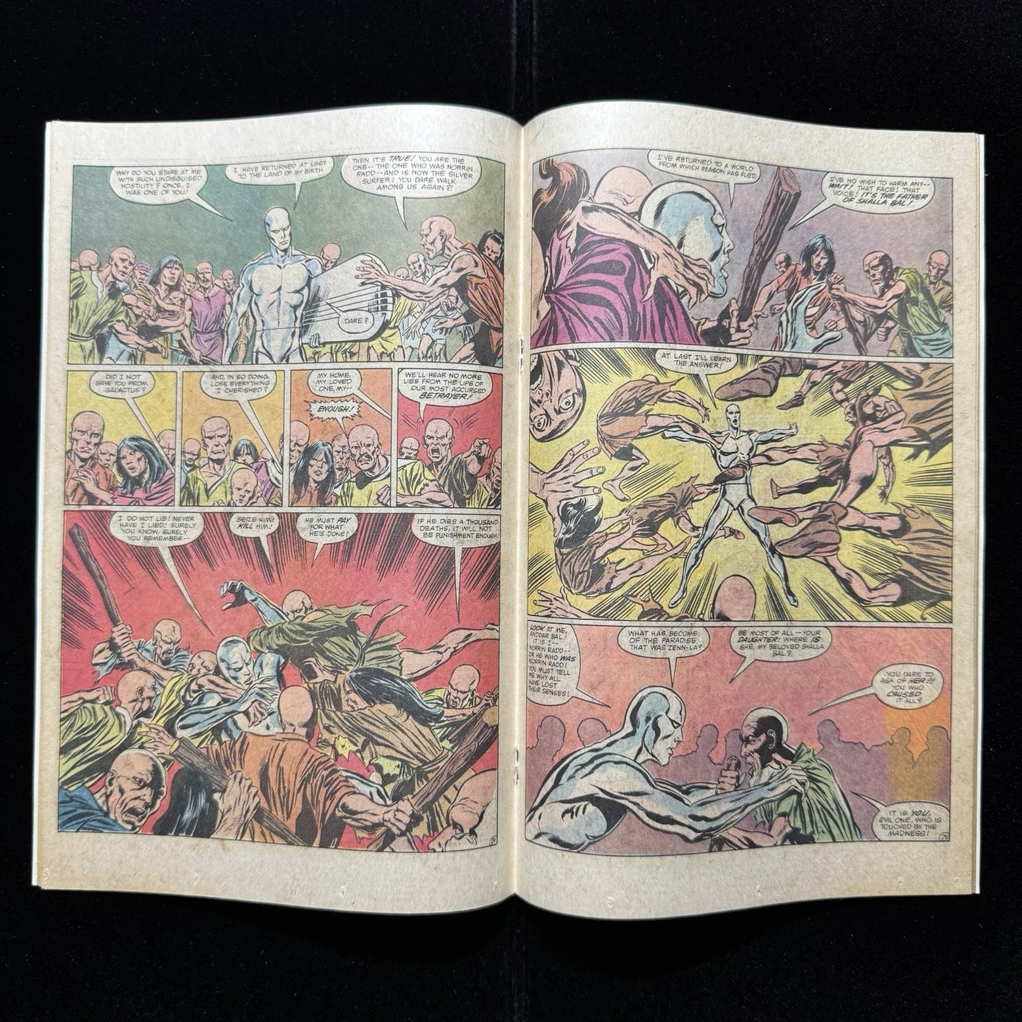 Silver Surfer 1 - Origin Of Silver Surfer - Bronze Age Marvel Comics 1982