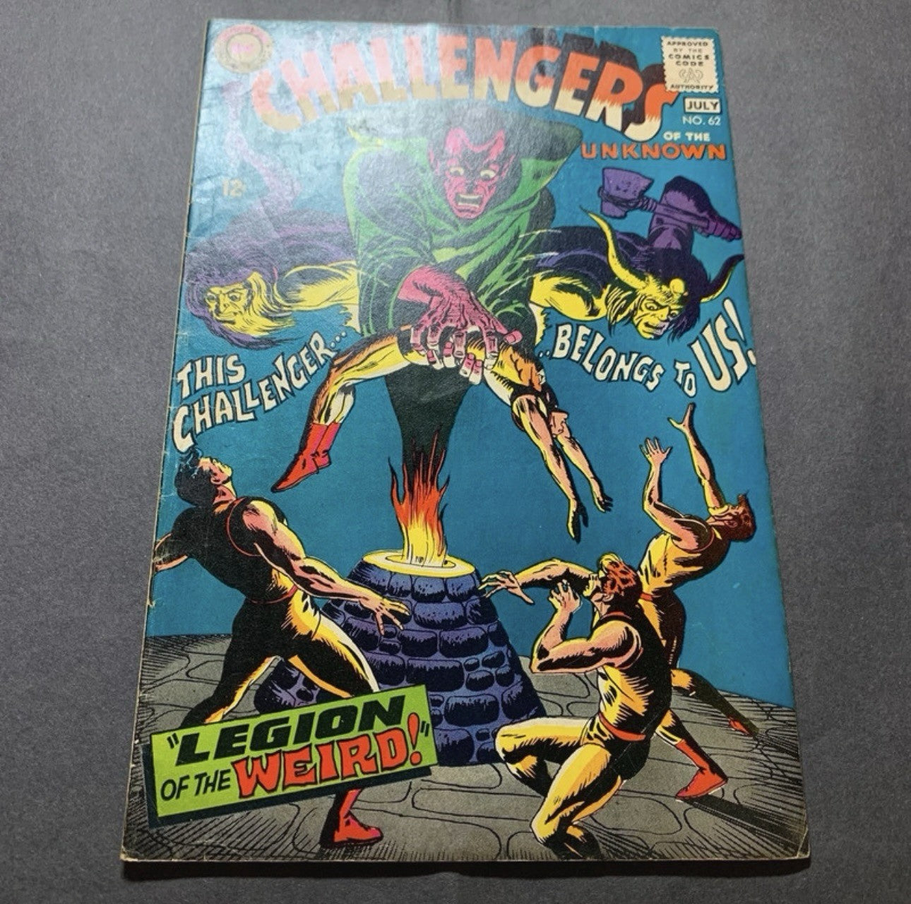 Challengers Of The Unknown 62 - Silver Age Dc Comics 1968