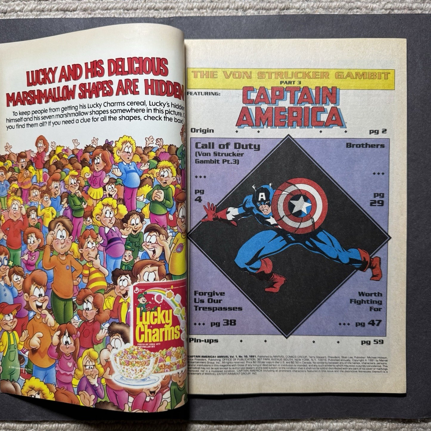 Captain America 10 - Copper Age Marvel Comics 1991