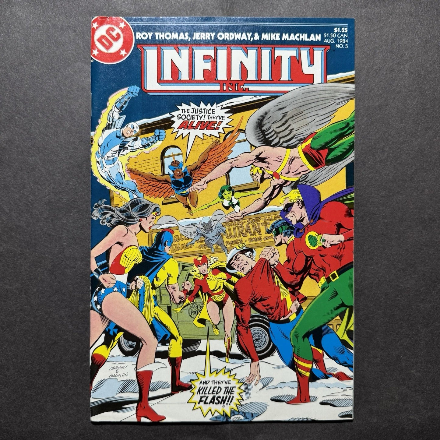 Infinity Inc 5 - Copper Age Dc Comics 1984