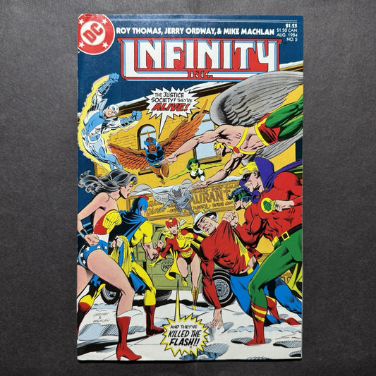 Infinity Inc 5 - Copper Age Dc Comics 1984