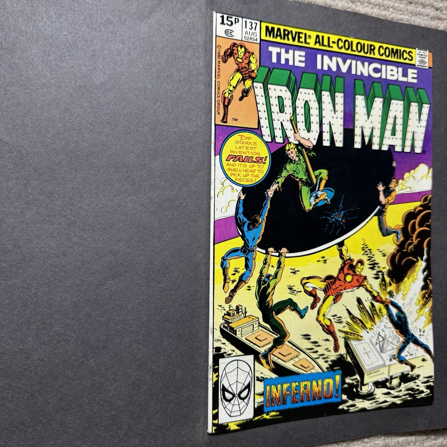 Invincible Iron Man 137/ Bronze Age Marvel Comics 1980