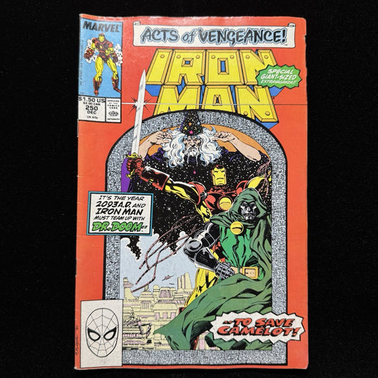 Iron Man 250 - Copper Age Marvel Comics 1989