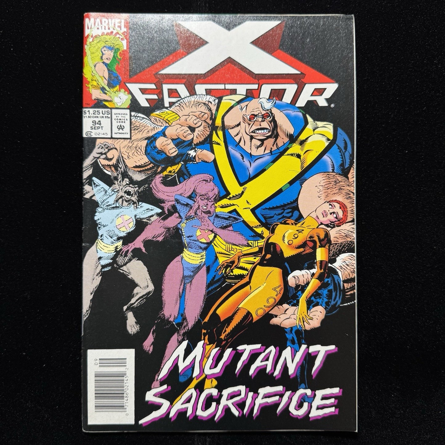 X-Factor 94 - Newsstand Edition With Insert - Modern Age Marvel Comics 1993